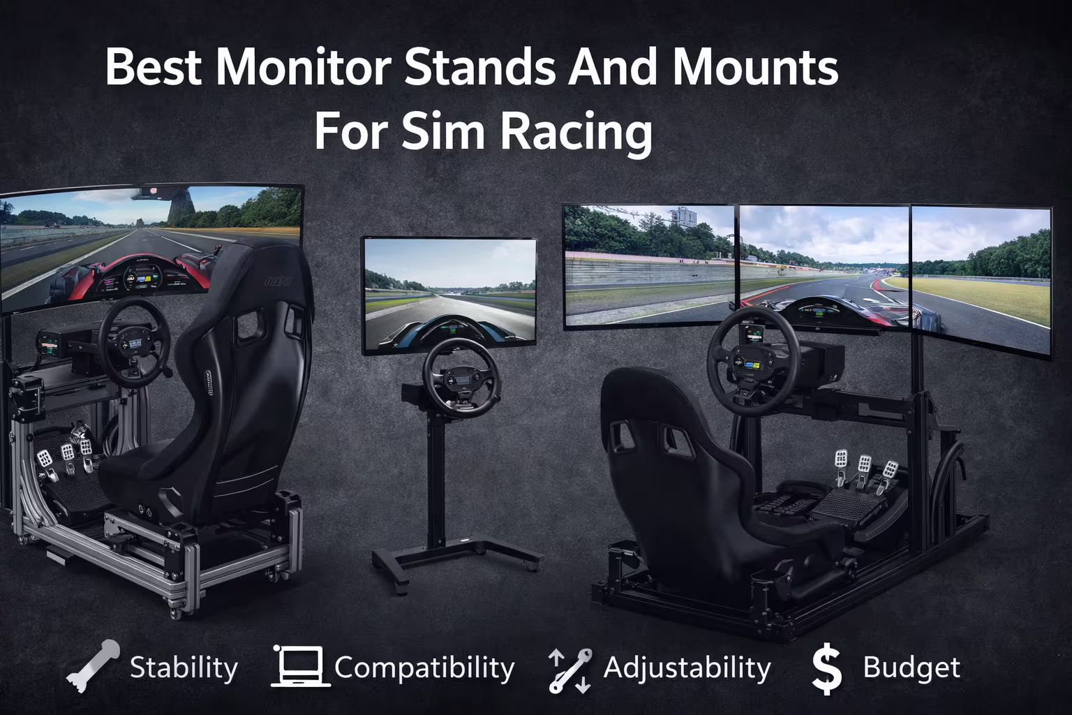 Best Monitor Stands And Mounts For Sim Racing