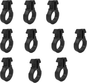 10 Pack Cable Management Clips for Trak Racer TR80 Simulator Rig — Aluminum Profile Cable Holders, Durable Wire Organizer Clips