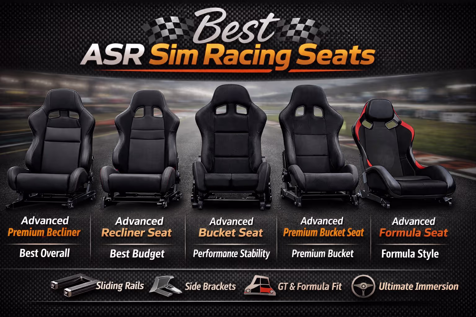 Best ASR Sim Racing Seats