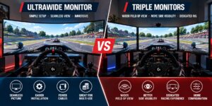 Ultrawide vs Triple Monitors for Sim Racing